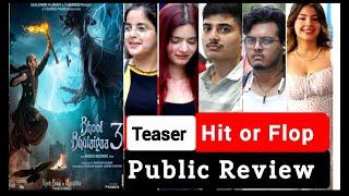 Bhool Bhulaiyaa 3 Teaser Public Review | Bhool Bhulaiyaa 3 Public Reaction,Kartik Aaryan,Vidya Balan