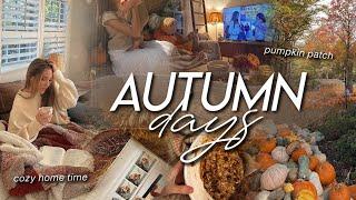 AUTUMN DAYS | cozy home time, pumpkin patch, baking pumpkin cookies, & hot air balloon display 