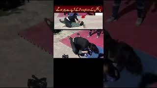 Special boy attack behind on champions fighter