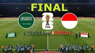 SAUDI ARABIA vs INDONESIA | FIFA World Cup Qualifying Tournament | Full Match All Goals | PES Gamepl