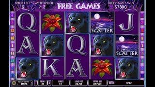 $$ HUGE WIN $$ PANTHER MOON SLOTS MACHINE ++ MORE FREE SPIN @ 2017