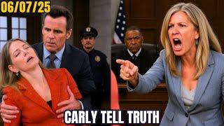 ABC Full [6-07-2025]General Hospital Episode:Carly exposes the secret that makes Nina faint in court