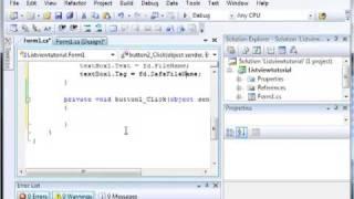 Using ListViews - Adding and Removing Items - C# Visual Studio 2008