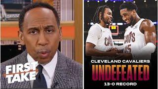 FIRST TAKE | Cavs haven't beaten anyone good! - Stephen A. breaks Mitchell-Cavs' historic 13-0 start