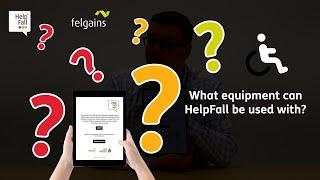 What lifting equipment can the HelpFall Post Falls Decision Support Tool be used with?