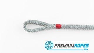13.1 Reeving eye (Flemish eye) for halyard