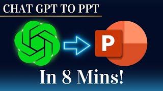 FREE Hacks to Create PPT using Chat GPT in 8 Mins!