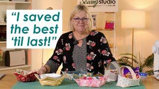 3 Layer Cake Scrap Projects - Baskets!