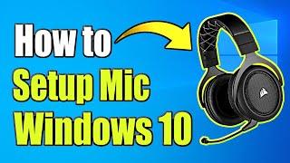 How to Setup Microphone on Windows 10 & Test Mic! (Easy Method)