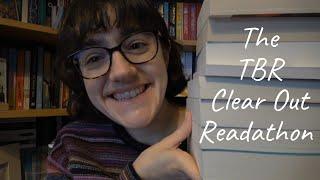 TBR Clear Out Readathon Announcement | April 2025