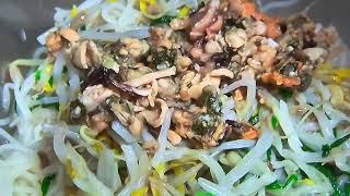 고명얹은 사천 물국수 맛있게