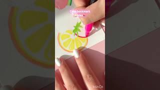 Cute bookmark idea