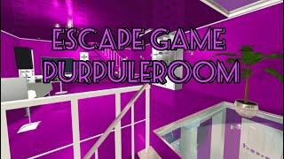 Escape Game Purple ROOM Walkthrough【TasukuYahiro】