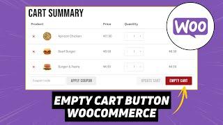 How to Add an Empty Cart Button in WooCommerce Website