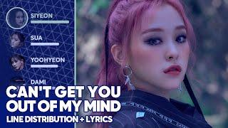 Dreamcatcher - Can’t get you out of my mind (Line Distribution/Lyrics Color Coded) PATREON REQUESTED