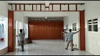 JUAL PVC FOLDING DOOR BERKUALITAS, HARGA TERJANGKAU