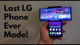 LG Wing Restoration/Screen Replacement - LG's Last Phone!