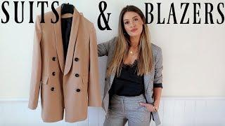 SUITS & BLAZERS - asos, mango zara haul