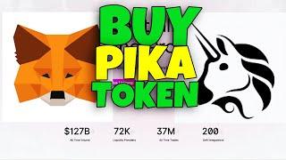 How to Buy Pika using Uniswap with MetaMask Wallet - $Pika Token