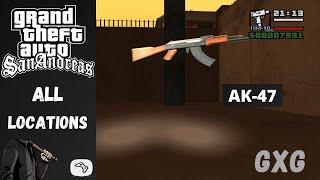 GTA San Andreas weapon locations #8 l All AK-47 Locations l 1080p HD! l New