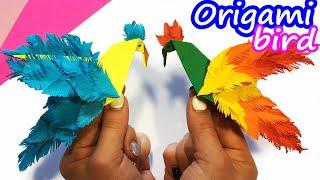 Оригами ПТИЦА из бумаги | ORIGAMI BIRD