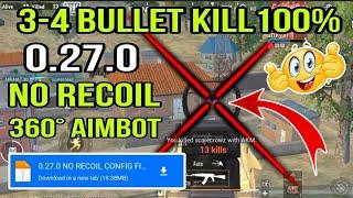 Pubg lite 0.27.0 zero recoil config | Pubg lite 0.27.0 zero recoil config high damage 360 aimbot