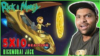 Rick and Morty 5X10 (FINALE) "Rickmurai Jack"  REACTION