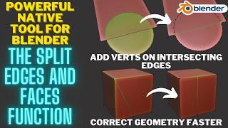 The powerful tool in Blender you didn't know about - Split Edges and Faces