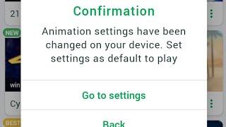 1xbet games go to settings back problem