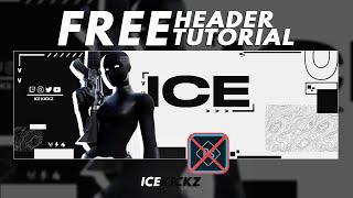 How To Make A FREE Fortnite Esports Header In Pixlr! (Tutorial + Template!)