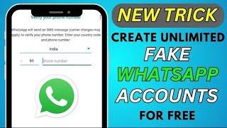 How to Use WhatsApp Without Phone Number |Make Fake WhatsApp Account |WhatsApp Without Phone Number