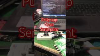 Putty app open led tv mother serial print #electronicrepair #shorts @KrishnaThapa-h8h