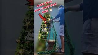 Making a Christmas tree and decoration | DIY #christmas #christmastree #shorts