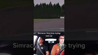 Simracer first time trying real car