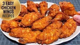 3 Mouthwatering CHICKEN WINGS Recipe To Impress Your Guests! Chicken Wings Recipe With a Twist!
