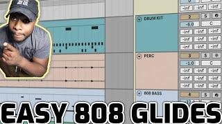 How to Glide/Slide 808s in Ableton Live 11 || Making DRILL Type Beats  (Producer tips)