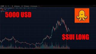 SUI LONG ! LIVE TRADING MARKET BULL RUN!