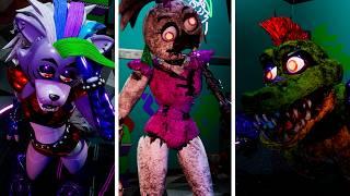 New Hyper-Realistic FNAF: Security Breach Retexture Mod (With All Boss Fights & Close Ups)
