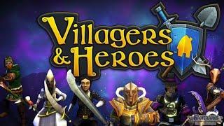 Villagers and Heroes топ MMORPG 2023 !! первый взгляд #1 - начало пути. прем за мага