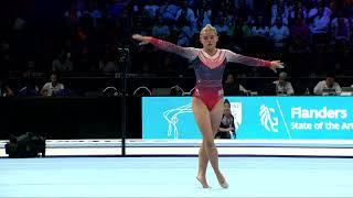 EVANS Ruby (GBR)_2023 Artistic Worlds, Antwerp (BEL)_Qualifications_Floor Exercise