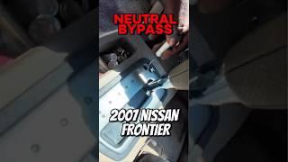How to Put a 2007 Nissan Frontier in Neutral Without the Key (Quick & Easy!)