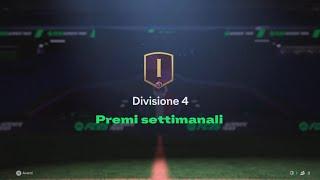 FC 25 - WALKOUT - DIVISION RIVALS REWARDS RANK 4 PREMI DIVISION RIVALS DIVISIONE 4 PREMI SETTIMANALI