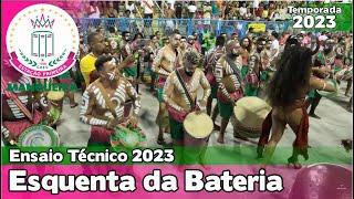 Mangueira | Esquenta da bateria no Setor 1 - Ensaio Técnico | Samba ao vivo - #ET23