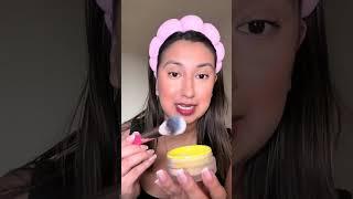 And you get a free brush!! Love how settled the yellow looks and all the skincare in 10 Beauty
