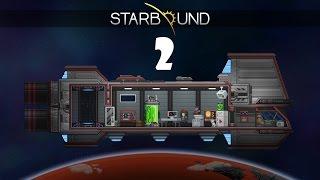 Прохождение STARBOUND #2 - Исследуем планету,фрагменты ядра!