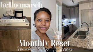 VLOG| MONTHLY RESET + CLEANING + NEW NESPRESSO MACHINE + NEW THINGS FOR THE APT