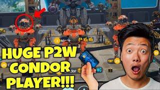 BECOMING A HUGE P2W CONDOR PLAYER!!! - War Robots 10.4 Livestream 