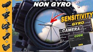 Non Gyro No Recoil sensitivity  | Best NON GYRO SENSITIVITY SETTINGS BGMI / PUBG || copy & used 