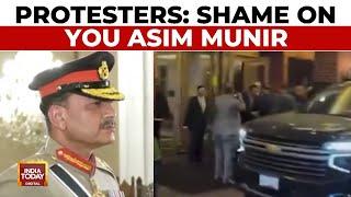 Pakistan Army Chief Asim Munir Faces Angry Sloganeering By Imran Khan's Supporters In Washington