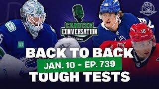 Back-to-back tough tests for the Canucks | Canucks Conversation Live